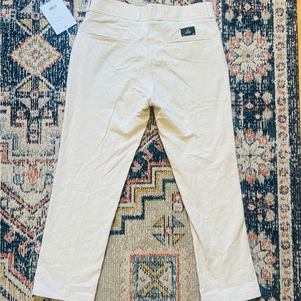 I love Ugly Linen Blend Slim Kobe Women's Capris Pants Size Small
